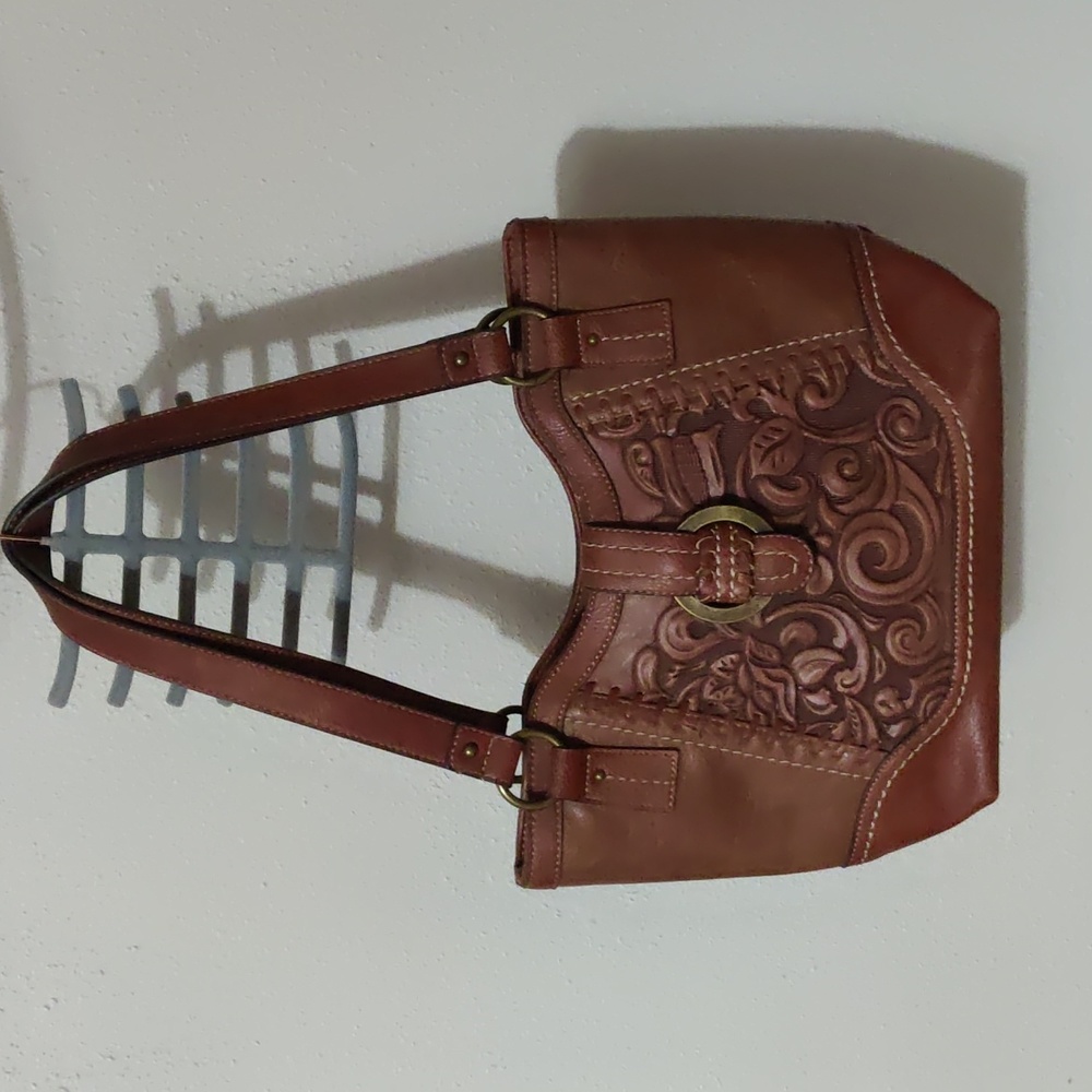 Concept Brown Leather Handbag